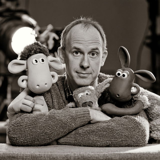 Nick Park style, Midjourney V8.2, render 1 of 4
