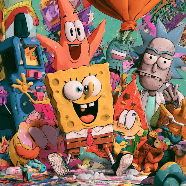 Nickelodeon style, Midjourney V8.2, render 4 of 4