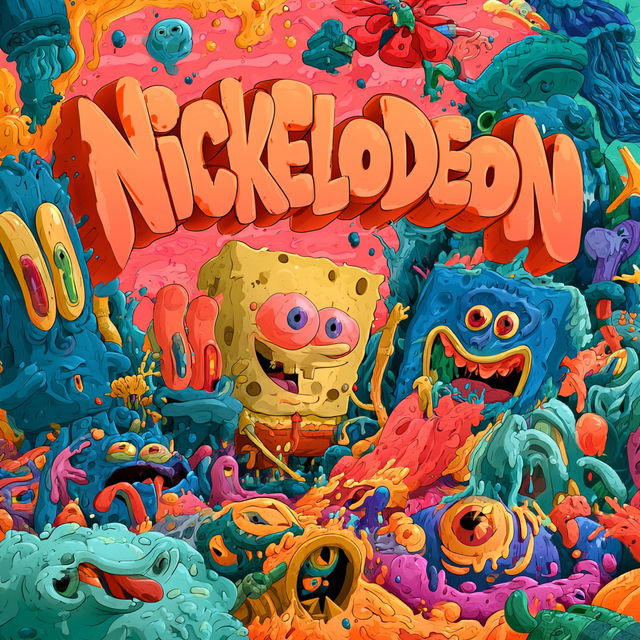 Nickelodeon style, Midjourney V8.2, render 3 of 4