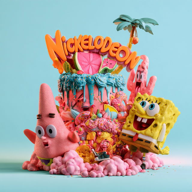 Nickelodeon style, Midjourney V8.2, render 2 of 4