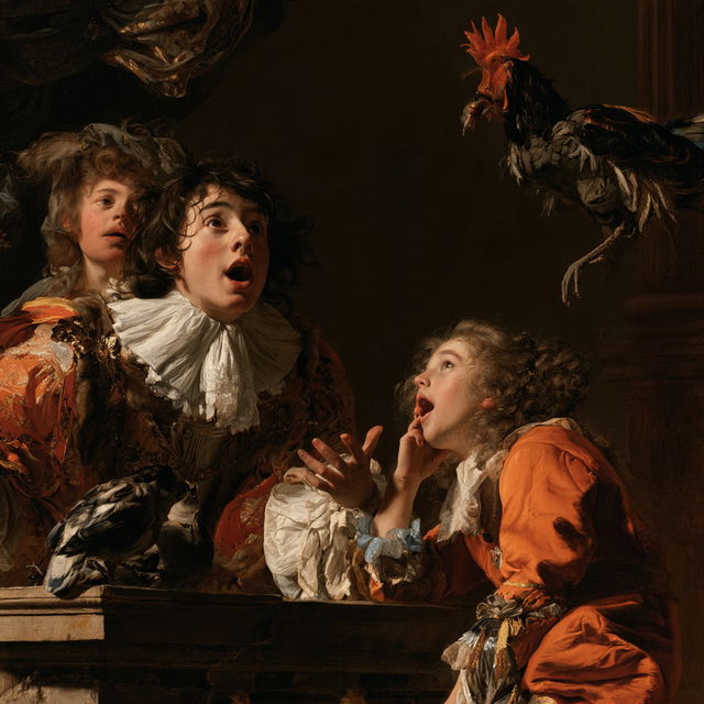 Nicolaes Maes style, Midjourney V8.2, render 1 of 4