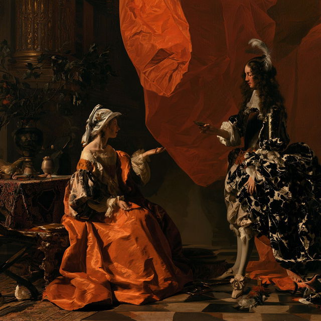 Nicolaes Maes style, Midjourney V8.2, render 4 of 4