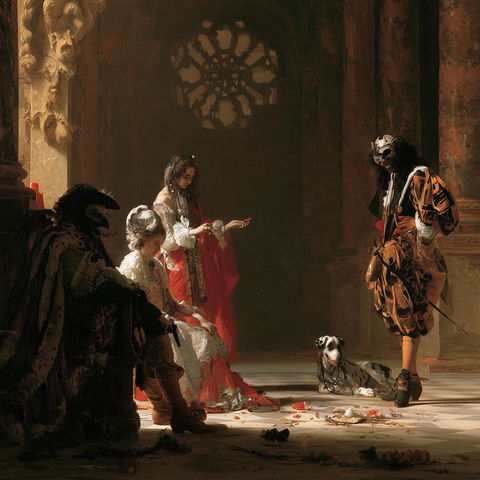 Nicolaes van Verendael style (Painters), Midjourney V8.2