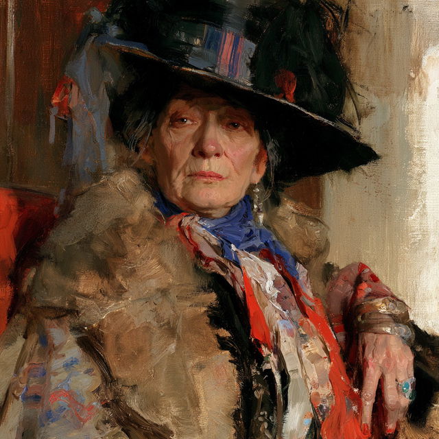 Nicolai Fechin style, Midjourney V8.2, render 4 of 4