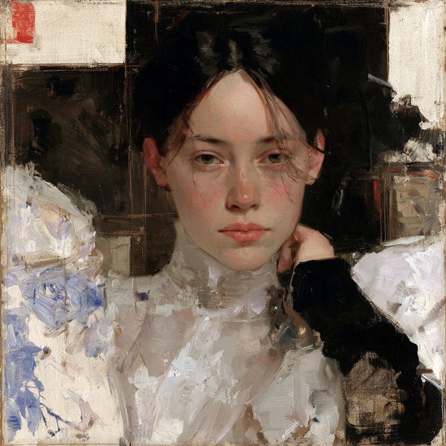 Nicolai Fechin style, Midjourney V8.2, render 3 of 4