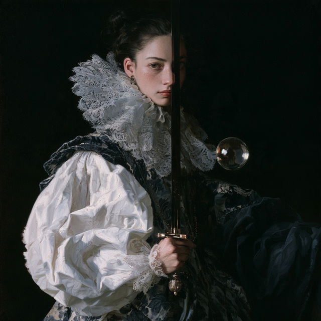Nicolas Mignard style, Midjourney V8.2, render 4 of 4
