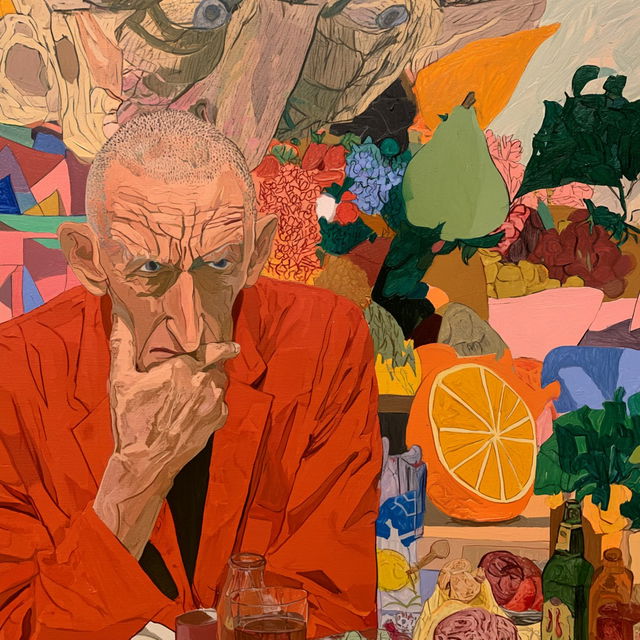 Nicole Eisenman style, Midjourney V8.2, render 3 of 4