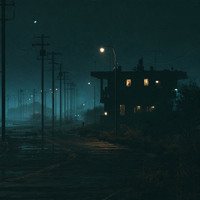 Night style, Midjourney V8.2, render 1 of 4