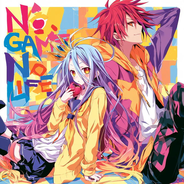 No Game No Life style, Midjourney V8.2, render 2 of 4