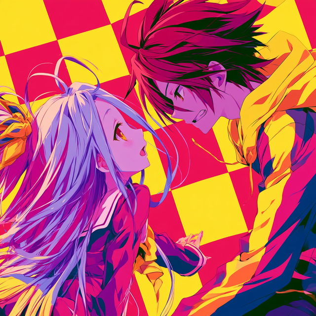 No Game No Life style, Midjourney V8.2, render 3 of 4