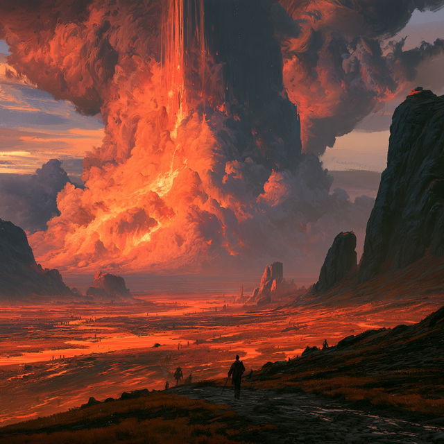 Noah Bradley style, Midjourney V8.2, render 2 of 4