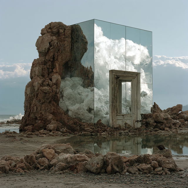 Noemie Goudal style, Midjourney V8.2, render 3 of 4