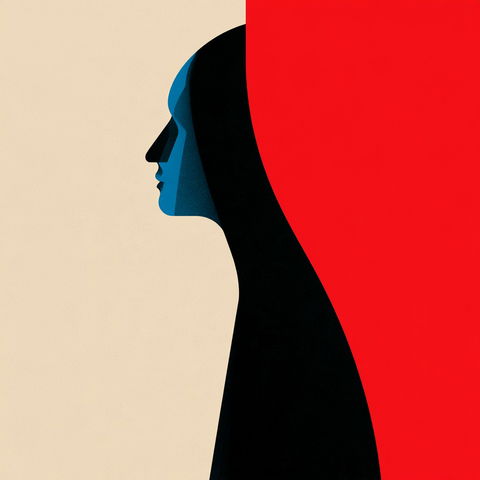 Noma Bar style (Illustrators), Midjourney V8.2
