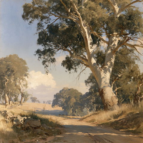 Nora Heysen style (Painters), Midjourney V8.2