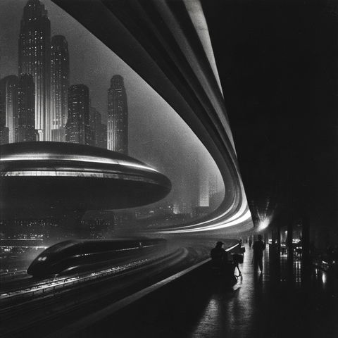 Norman Bel Geddes style (Designers), Midjourney V8.2