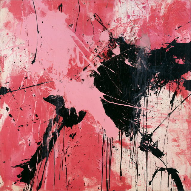 Norman Bluhm style, Midjourney V8.2, render 2 of 4