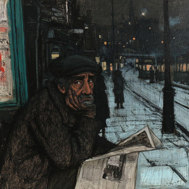 Norman Cornish style, Midjourney V8.2, render 3 of 4