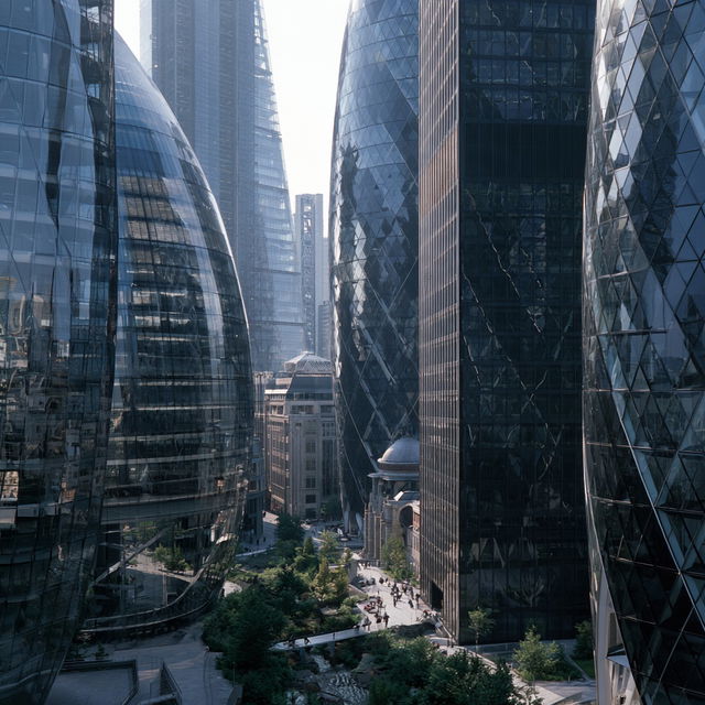 Norman Foster style, Midjourney V8.2, render 3 of 4