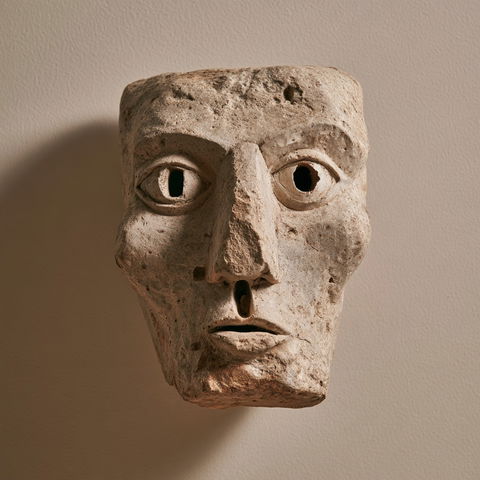 Nuragic mask style (Genres), Midjourney V8.2