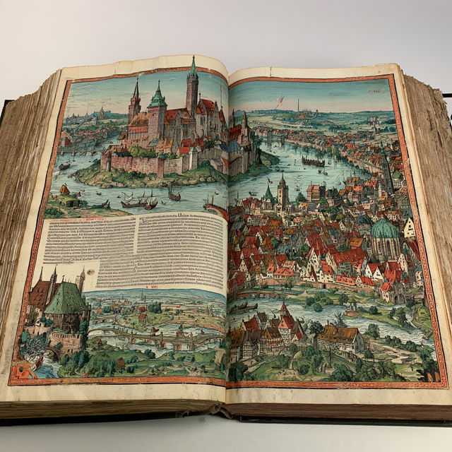 Nuremberg Chronicle style, Midjourney V8.2, render 4 of 4