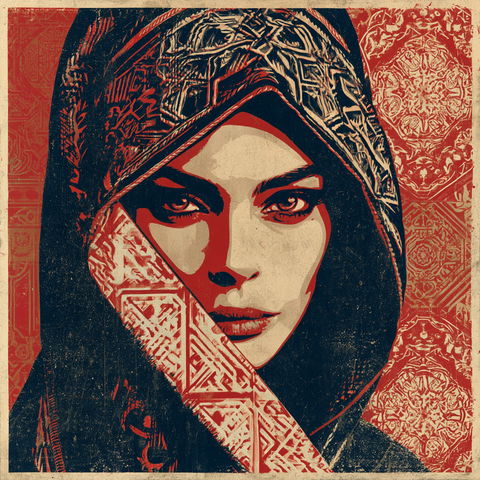 Obey Giant style (Titles), Midjourney V8.2