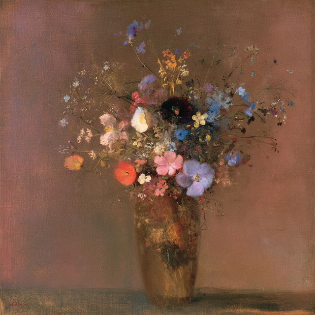 Odilon Redon style, Midjourney V8.2, render 1 of 4
