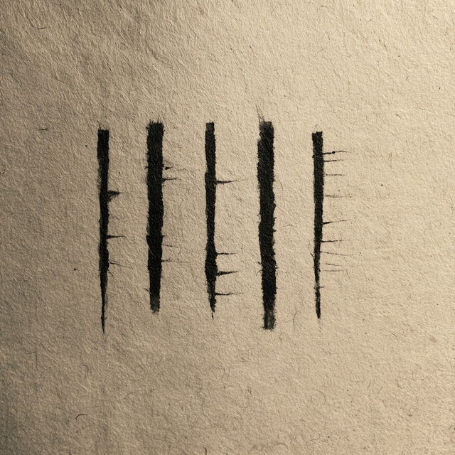 Ogham style, Midjourney V8.2, render 3 of 4