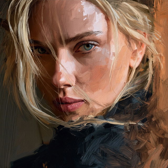Oil paint style, Midjourney V8.2, render 3 of 4