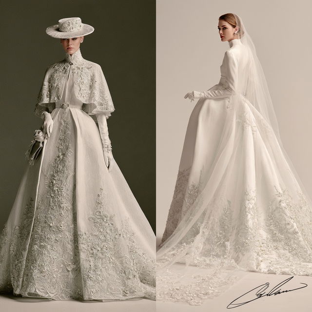 Oleg Cassini style, Midjourney V8.2, render 3 of 4
