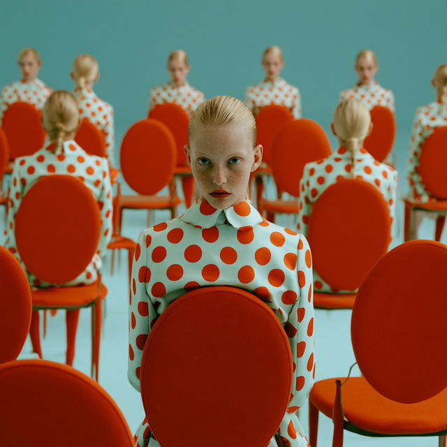 Olivia Locher style, Midjourney V8.2, render 3 of 4