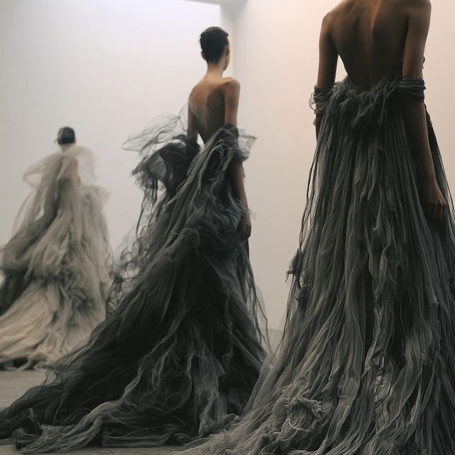 Olivier Theyskens style, Midjourney V8.2, render 4 of 4