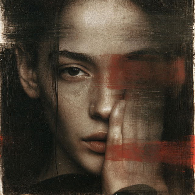 Omar Galliani style, Midjourney V8.2, render 2 of 4