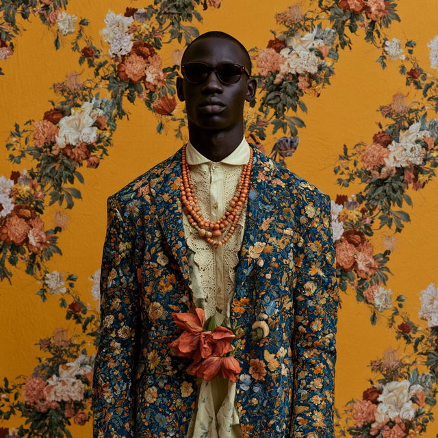 Omar Victor Diop style, Midjourney V8.2, render 4 of 4