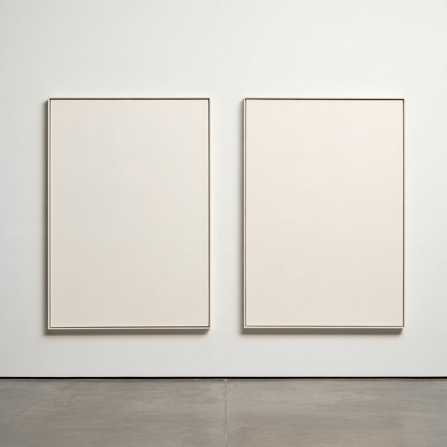 On Kawara style, Midjourney V8.2, render 3 of 4