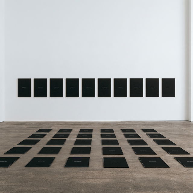 On Kawara style, Midjourney V8.2, render 1 of 4