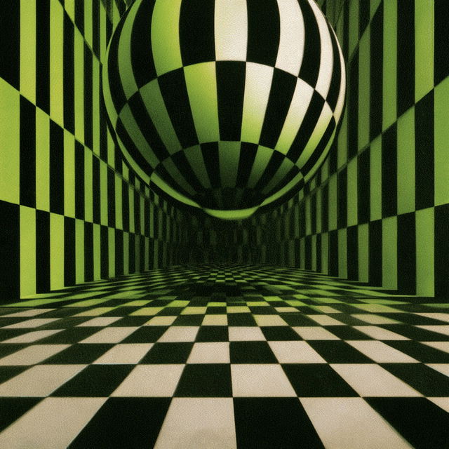 Op art style, Midjourney V8.2, render 1 of 4