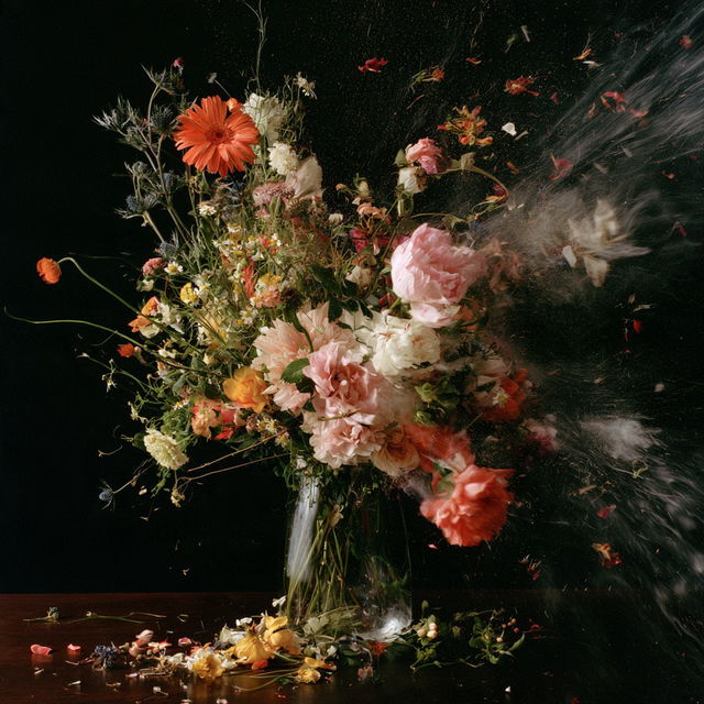 Ori Gersht style, Midjourney V8.2, render 1 of 4