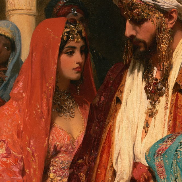 Orientalism style, Midjourney V8.2, render 4 of 4