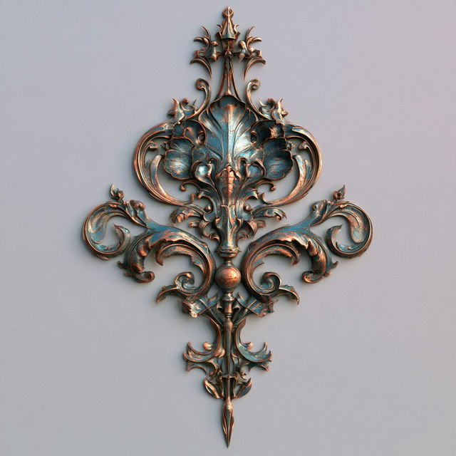 Ornament style, Midjourney V8.2, render 2 of 4