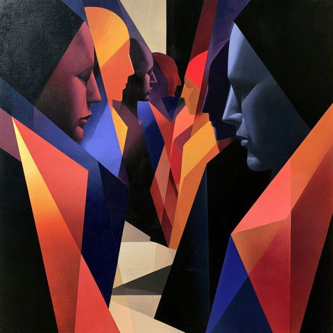 Orphism style (Genres), Midjourney V8.2