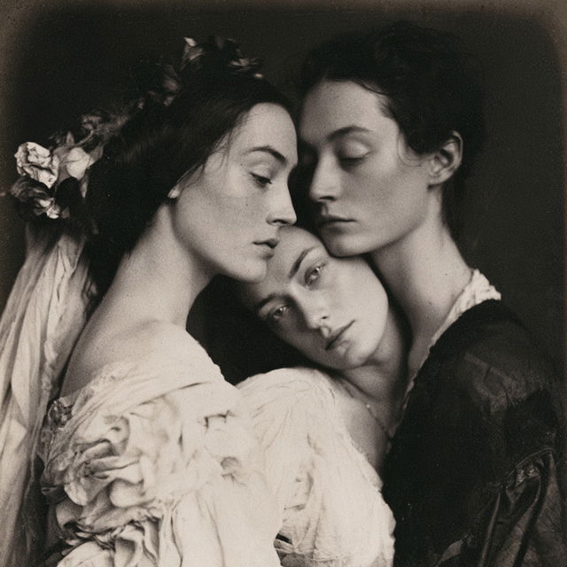 Oscar Gustave Rejlander style, Midjourney V8.2, render 2 of 4