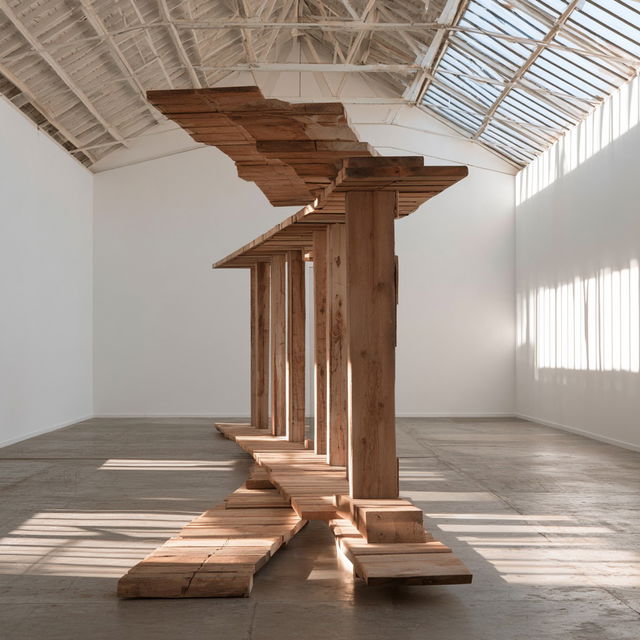 Oscar Tuazon style, Midjourney V8.2, render 4 of 4