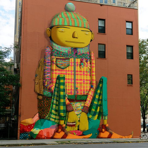 Os Gemeos style (Street artists), Midjourney V8.2