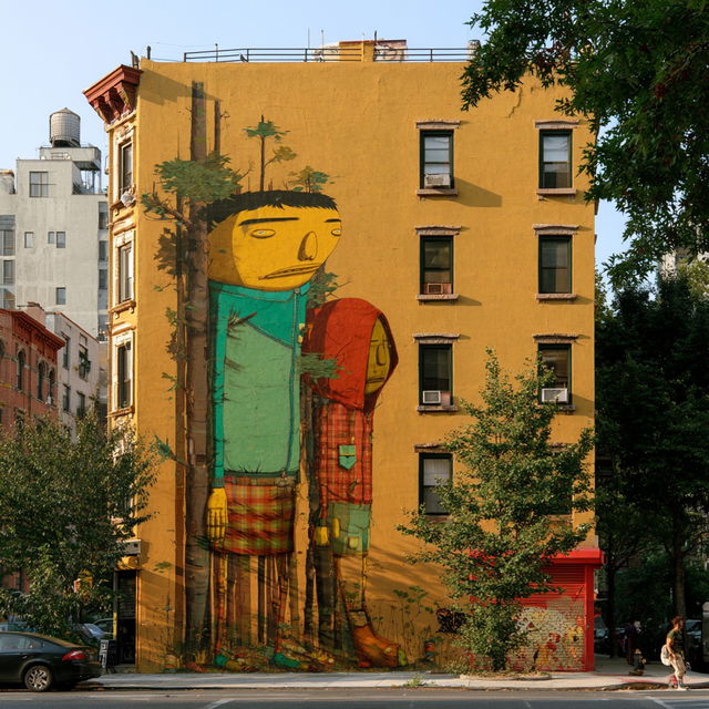 Os Gemeos style, Midjourney V8.2, render 4 of 4