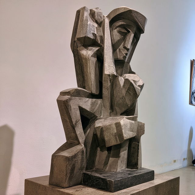 Ossip Zadkine style, Midjourney V8.2, render 2 of 4