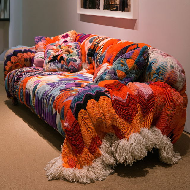 Ottavio Missoni style, Midjourney V8.2, render 3 of 4