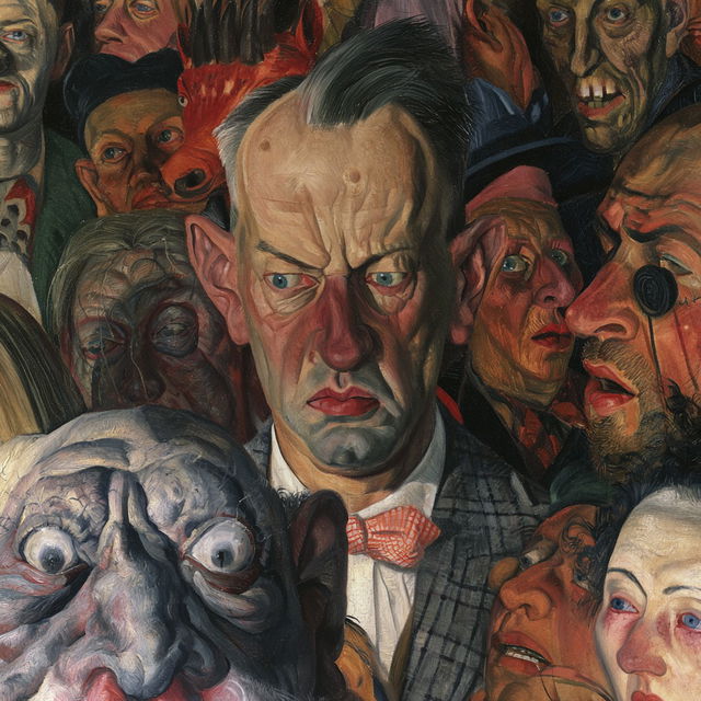 Otto Dix style, Midjourney V8.2, render 4 of 4