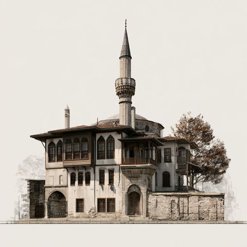 Ottoman architecture style (Genres), Midjourney V8.2