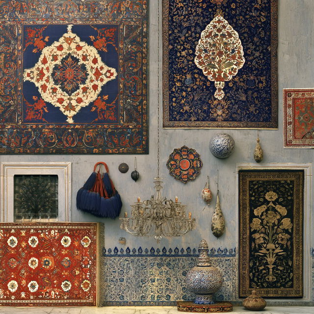 Ottoman art style, Midjourney V8.2, render 3 of 4