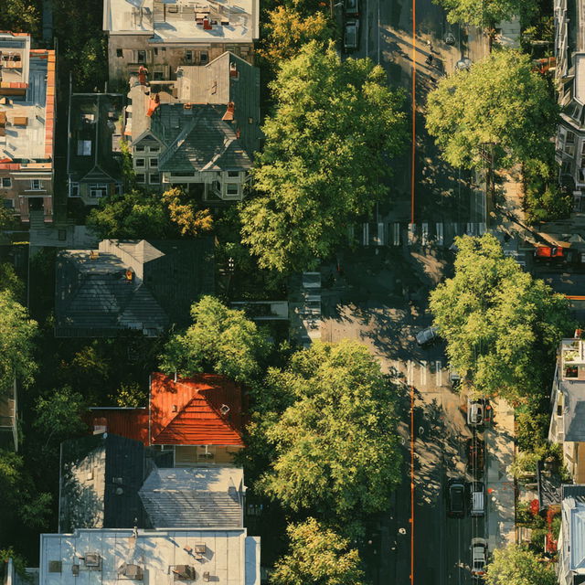 Overhead view style, Midjourney V8.2, render 2 of 4